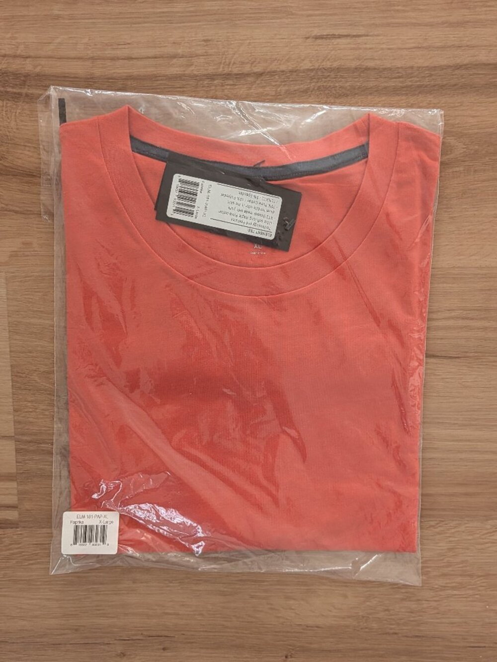 NWT Rhone Element Tee Paprika Orange XL Crew Neck GoldFusion Anti-Odor - Picture 6 of 7